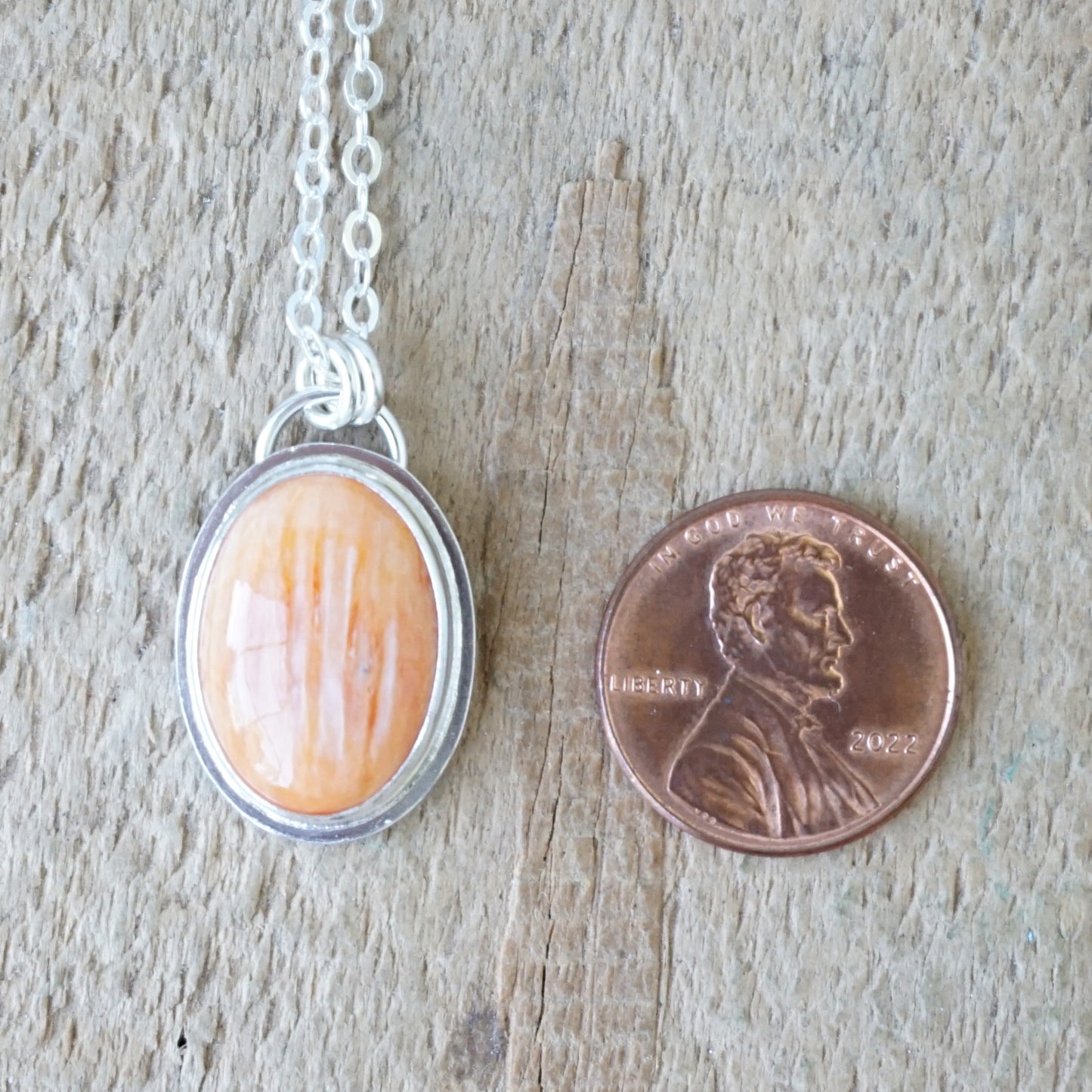 Orange Spiny Oyster Pendant