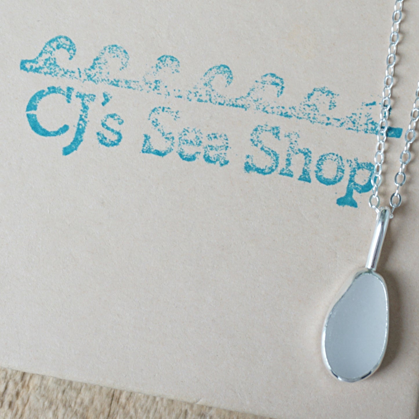Light Lavender Sea Glass Pendant