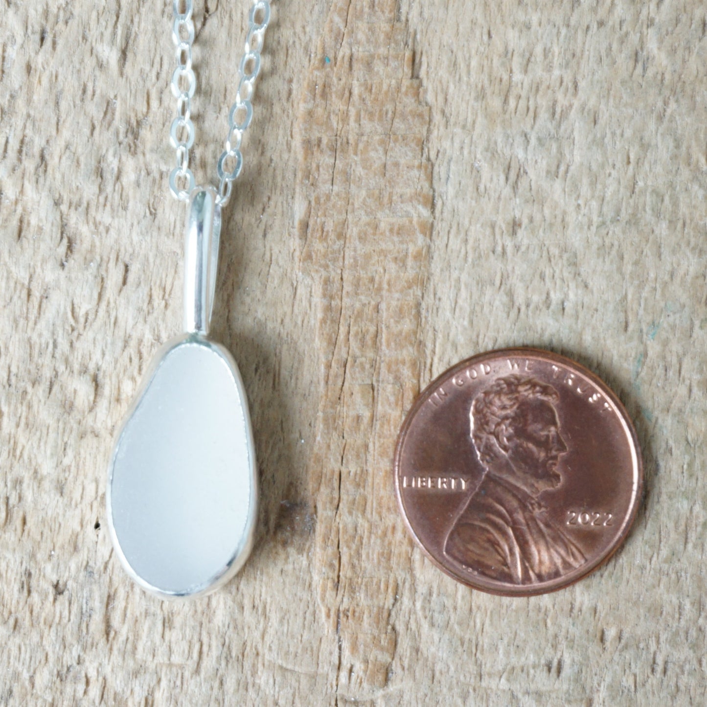 Light Lavender Sea Glass Pendant