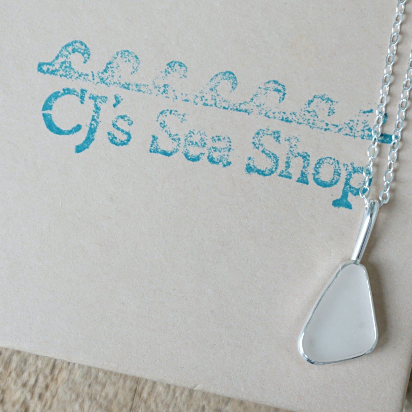 Pink Sea Glass Pendant