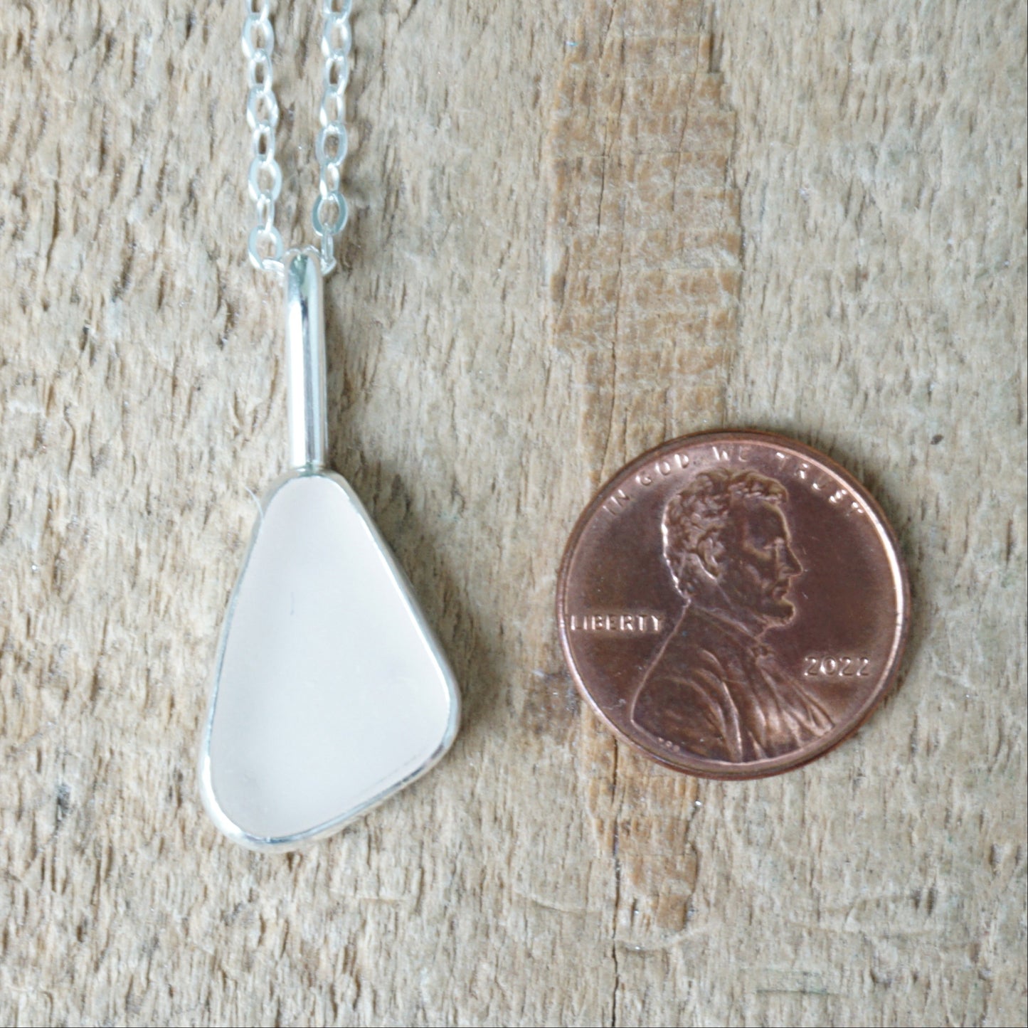 Pink Sea Glass Pendant