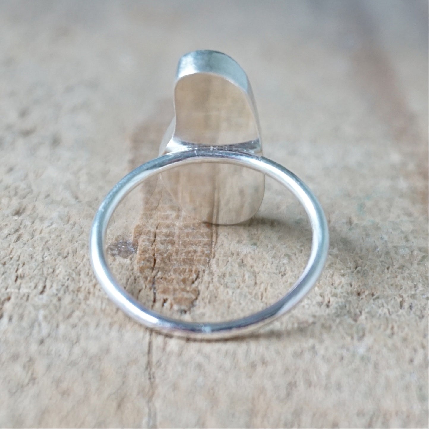 Size 10 Cobalt Blue Sea Glass Stacking Ring