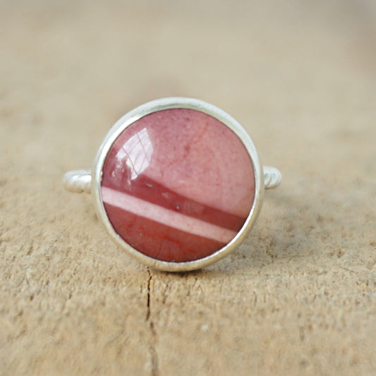 Size 6 Mookalite Jasper Stacking Ring