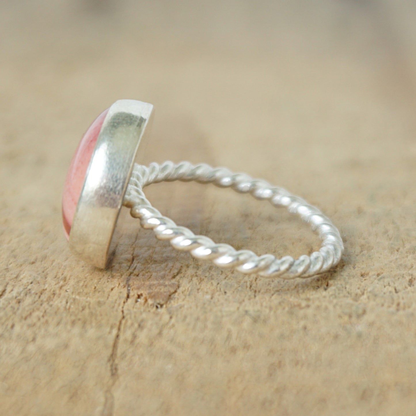 Size 6 Mookalite Jasper Stacking Ring