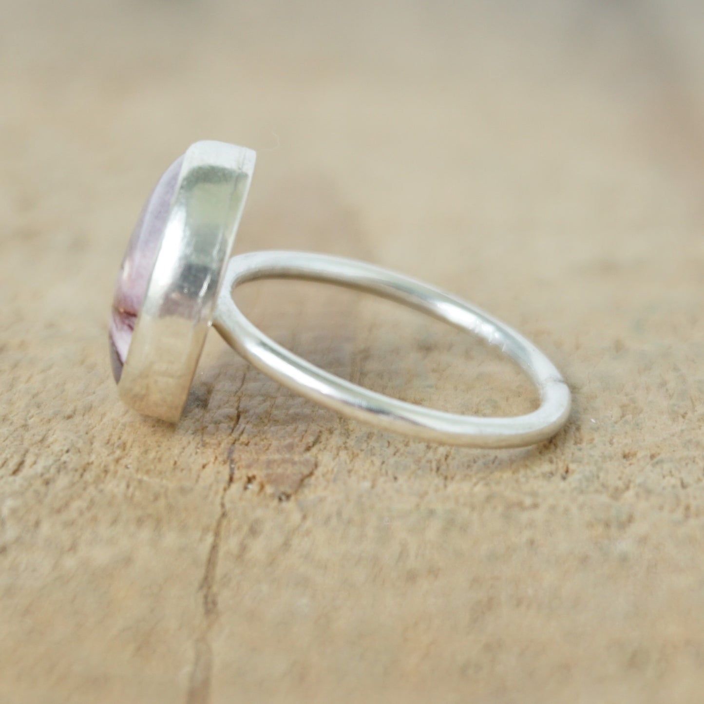 Size 7 Mookalite Jasper Stacking Ring