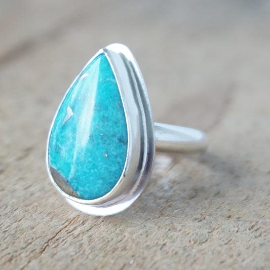 Size 9 1/4 Persian Turquoise Statement Ring