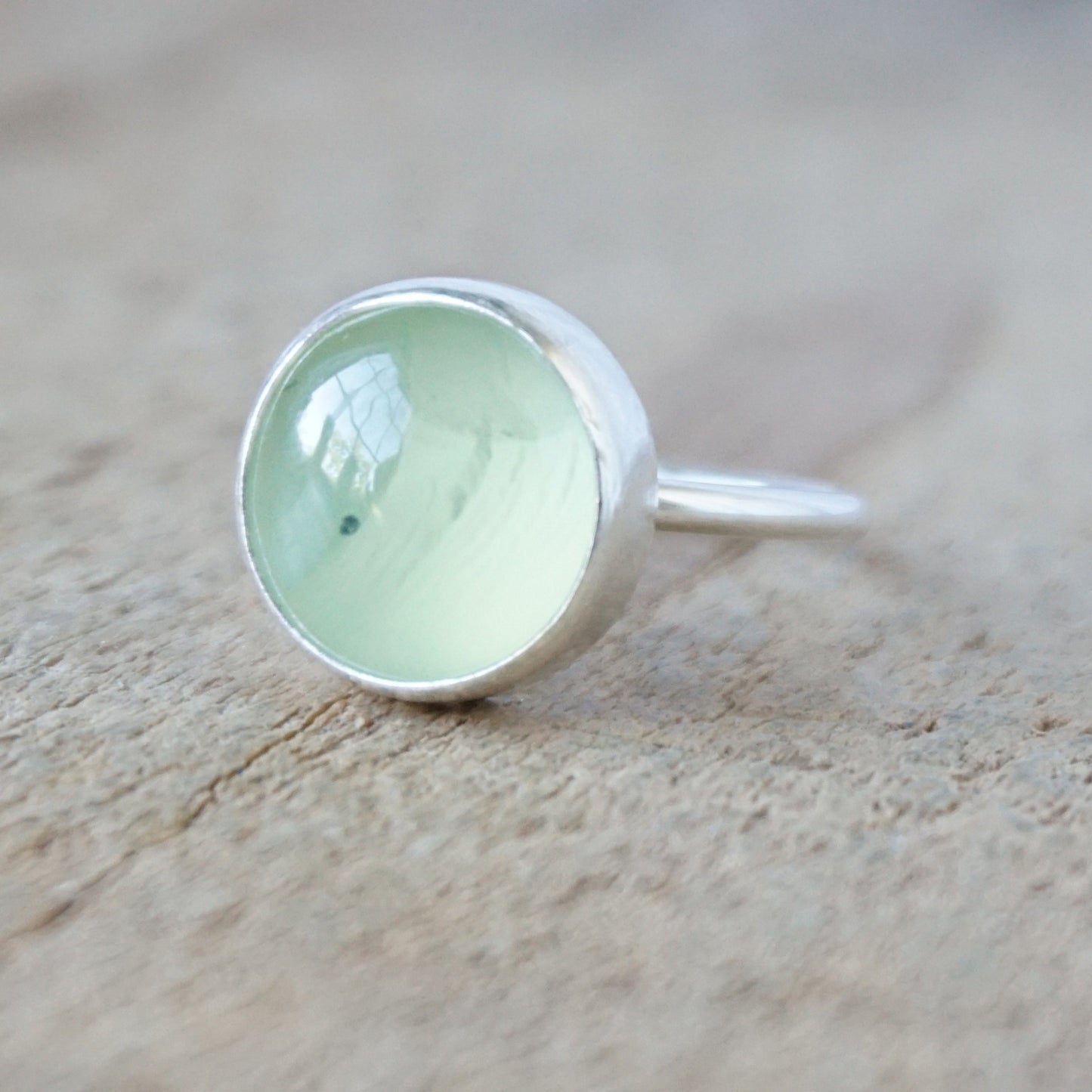 Size 6 Prehnite Stacking Ring