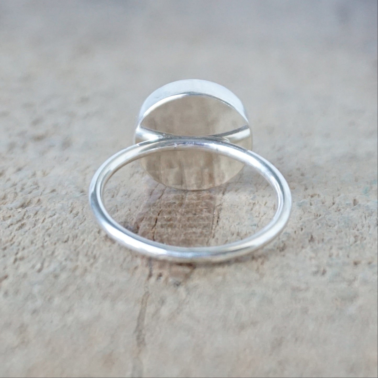 Size 7 1/2 Prehnite Stacking Ring