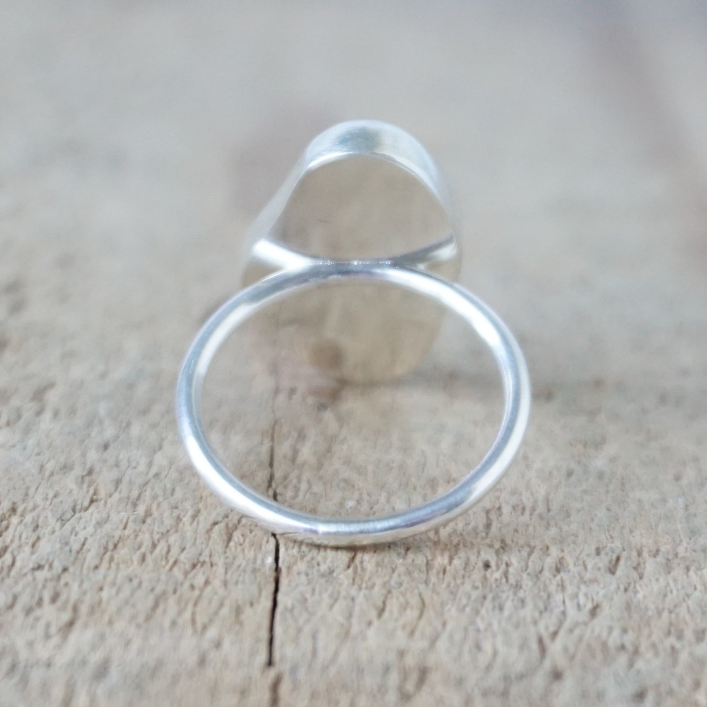 Size 6 1/2 Seafoam Green Sea Glass Stacking Ring