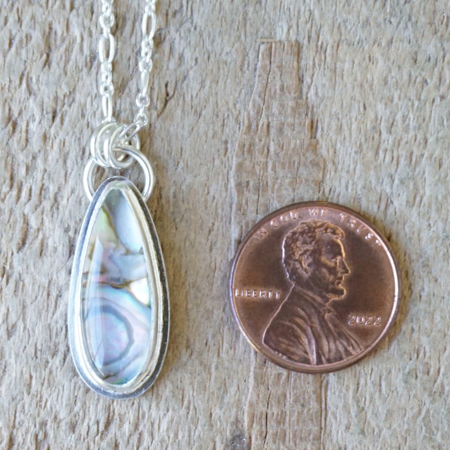Abalone and Quartz Doublet Pendant