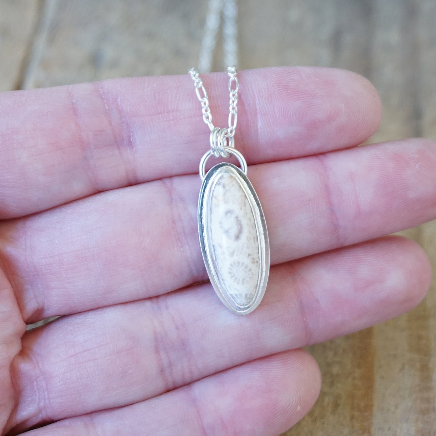 Fossilized Coral Pendant