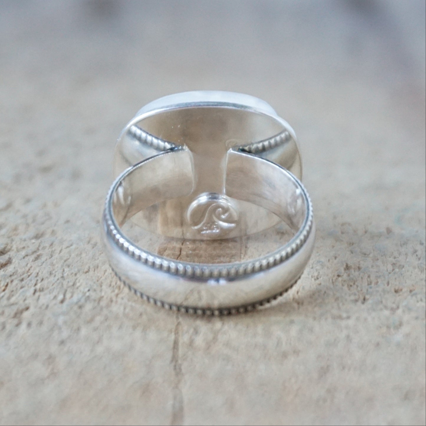 Size 7 Persian Turquoise Statement Ring