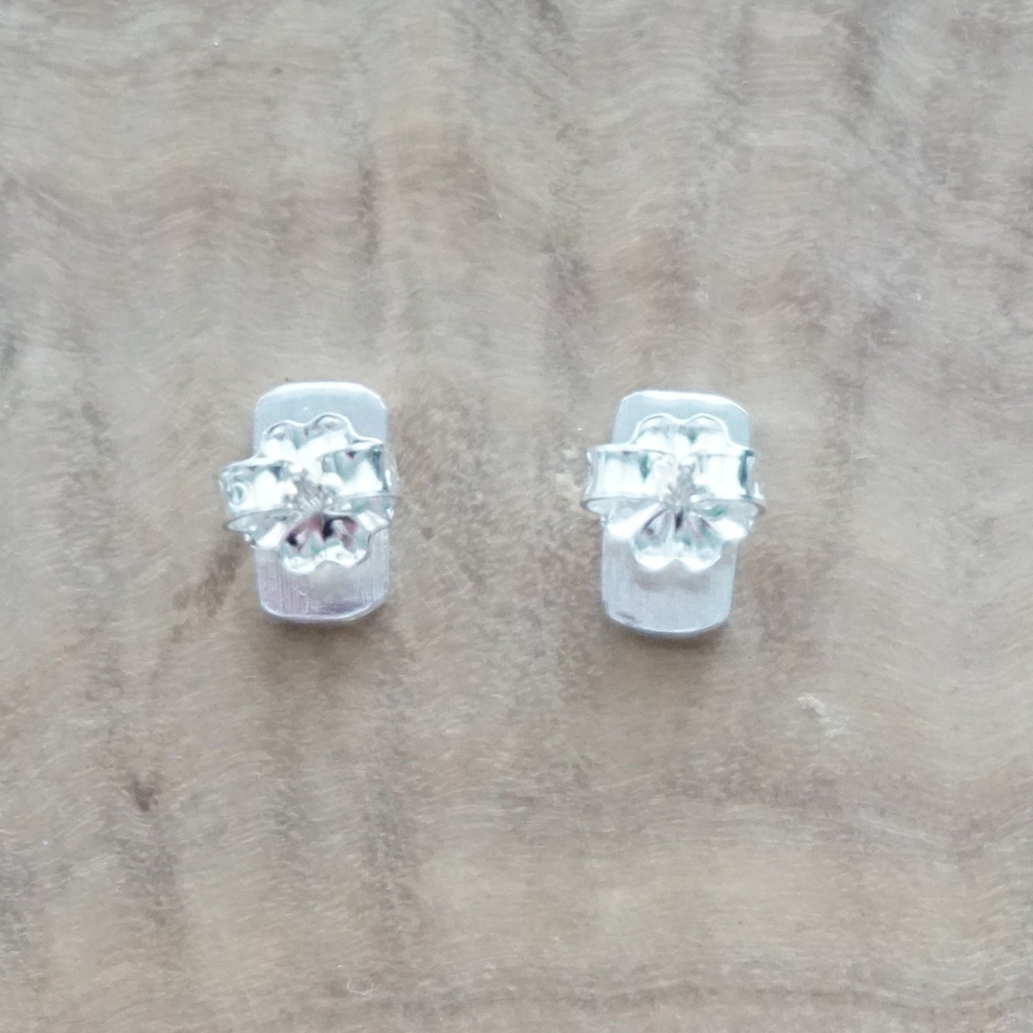 Sterling Silver Hammered Stud Earrings