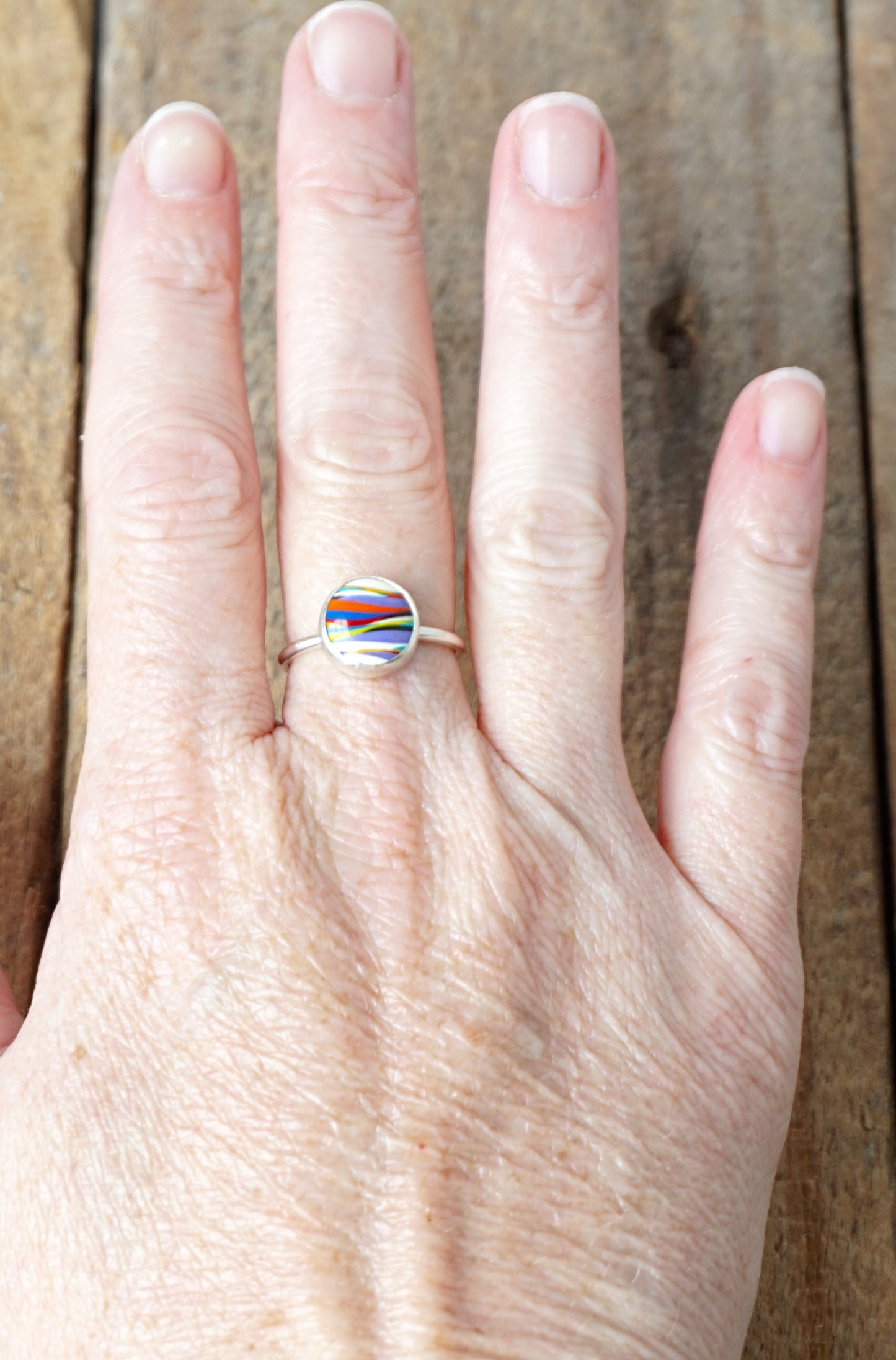 Size 7 1/2 Surfite Stacking Ring