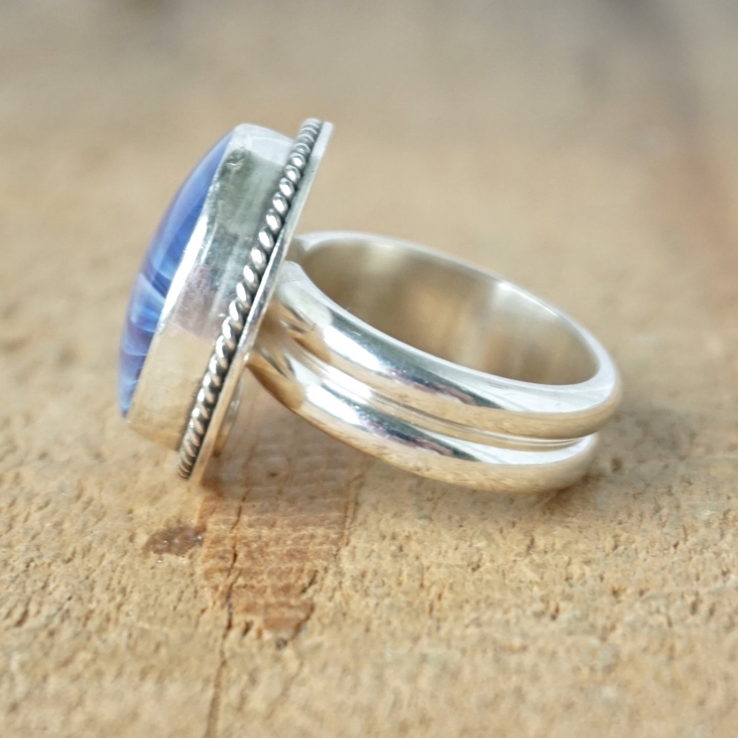 Size 7 1/2 Leland Blue Statement Ring