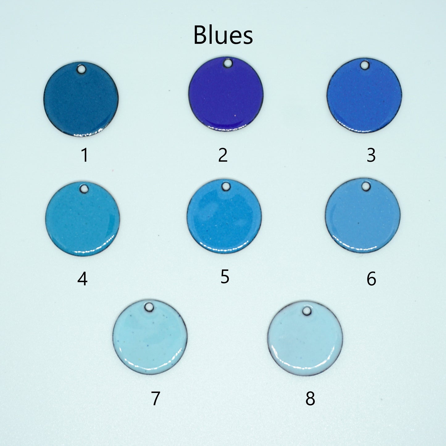 Hand Stamped Sterling Silver Palm Tree on Enamel Pendant - Choose Your Color - Enamel Necklace, Palmetto Tree Necklace