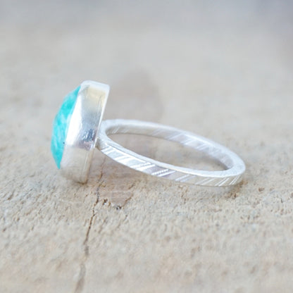 Size 6 1/4 Amazonite Stacking Ring