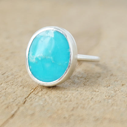 Size 6 Kingman Turquoise Stacking Ring