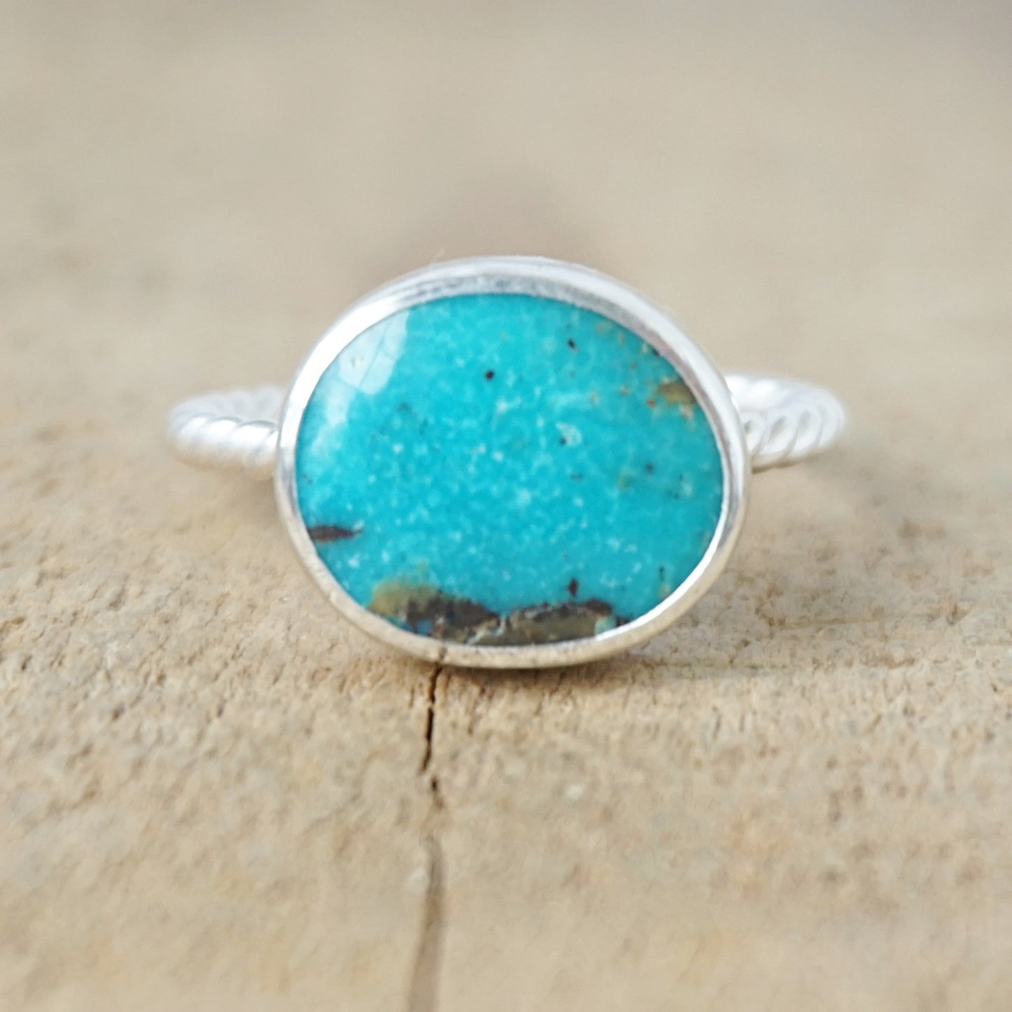 Size 9 1/2 Kingman Turquoise Stacking Ring