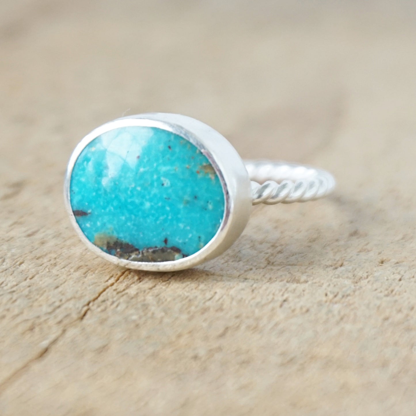 Size 9 1/2 Kingman Turquoise Stacking Ring