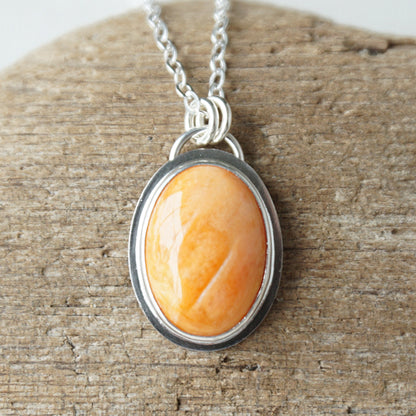 Orange Spiny Oyster Pendant