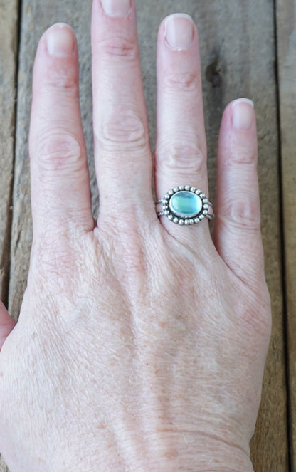 Size 7 1/2 London Blue Topaz Statement Ring
