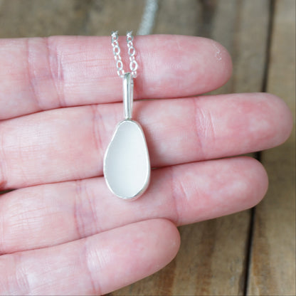 Light Lavender Sea Glass Pendant