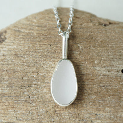 Light Lavender Sea Glass Pendant