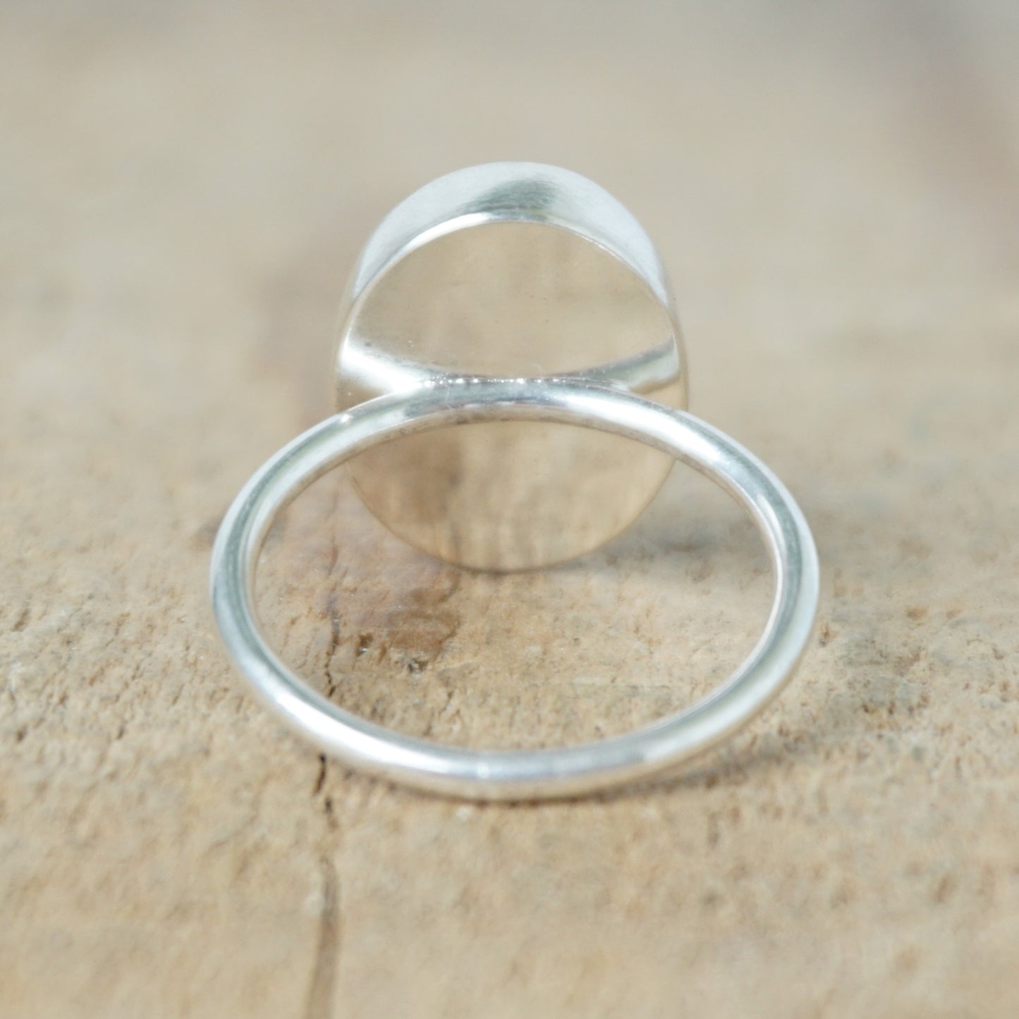 Size 6 1/2 White Buffalo Stacking Ring