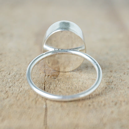 Size 8 Kingman Turquoise Stacking Ring