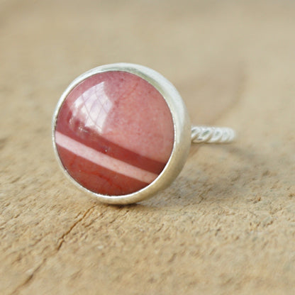 Size 6 Mookalite Jasper Stacking Ring