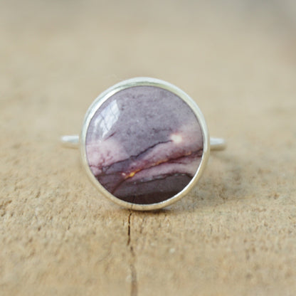 Size 7 Mookalite Jasper Stacking Ring