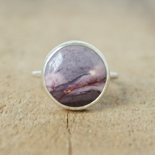 Size 7 Mookalite Jasper Stacking Ring
