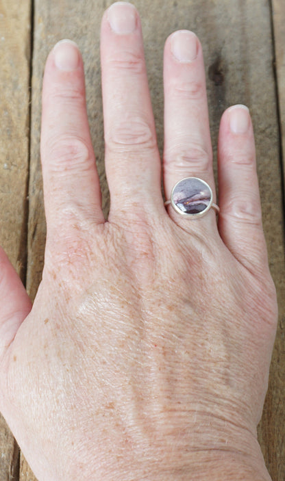 Size 7 Mookalite Jasper Stacking Ring