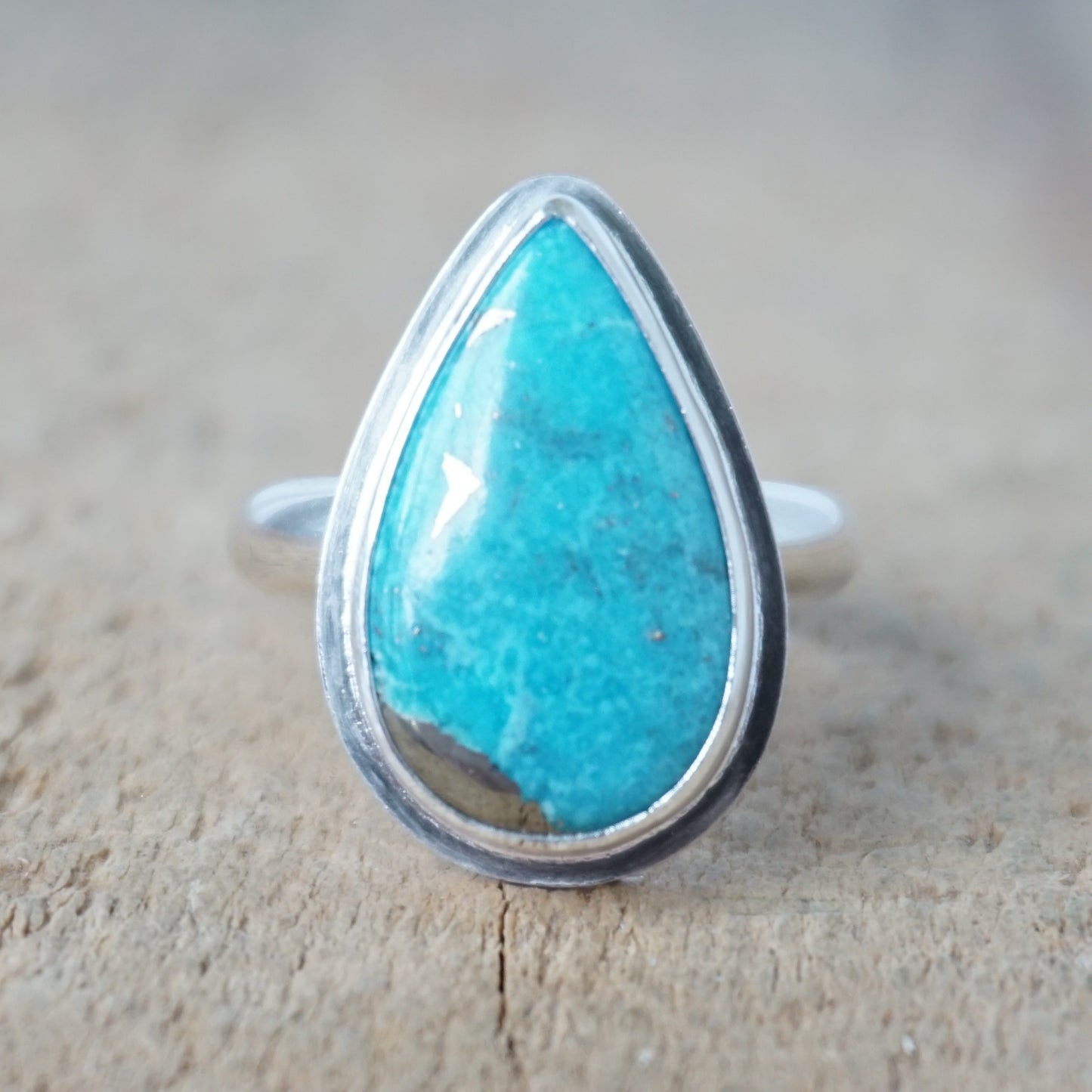 Size 9 1/4 Persian Turquoise Statement Ring