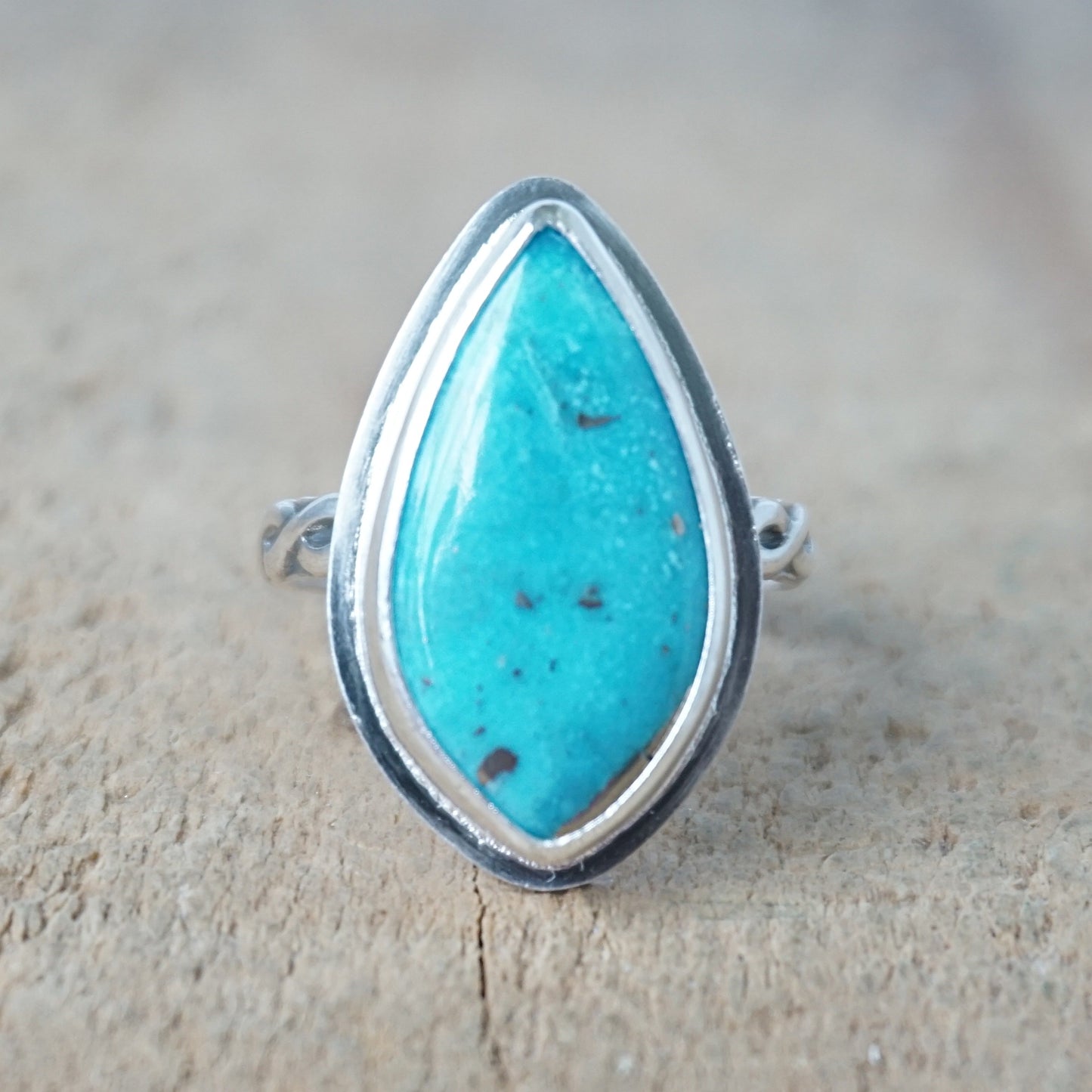 Size 8 1/2 Persian Turquoise Statement Ring