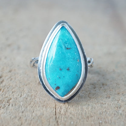 Size 8 1/2 Persian Turquoise Statement Ring