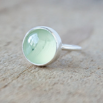 Size 6 Prehnite Stacking Ring