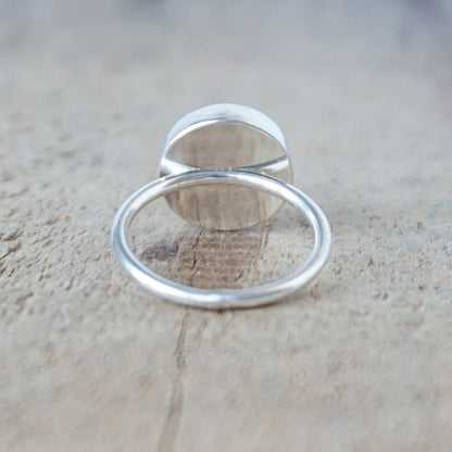 Size 6 Prehnite Stacking Ring