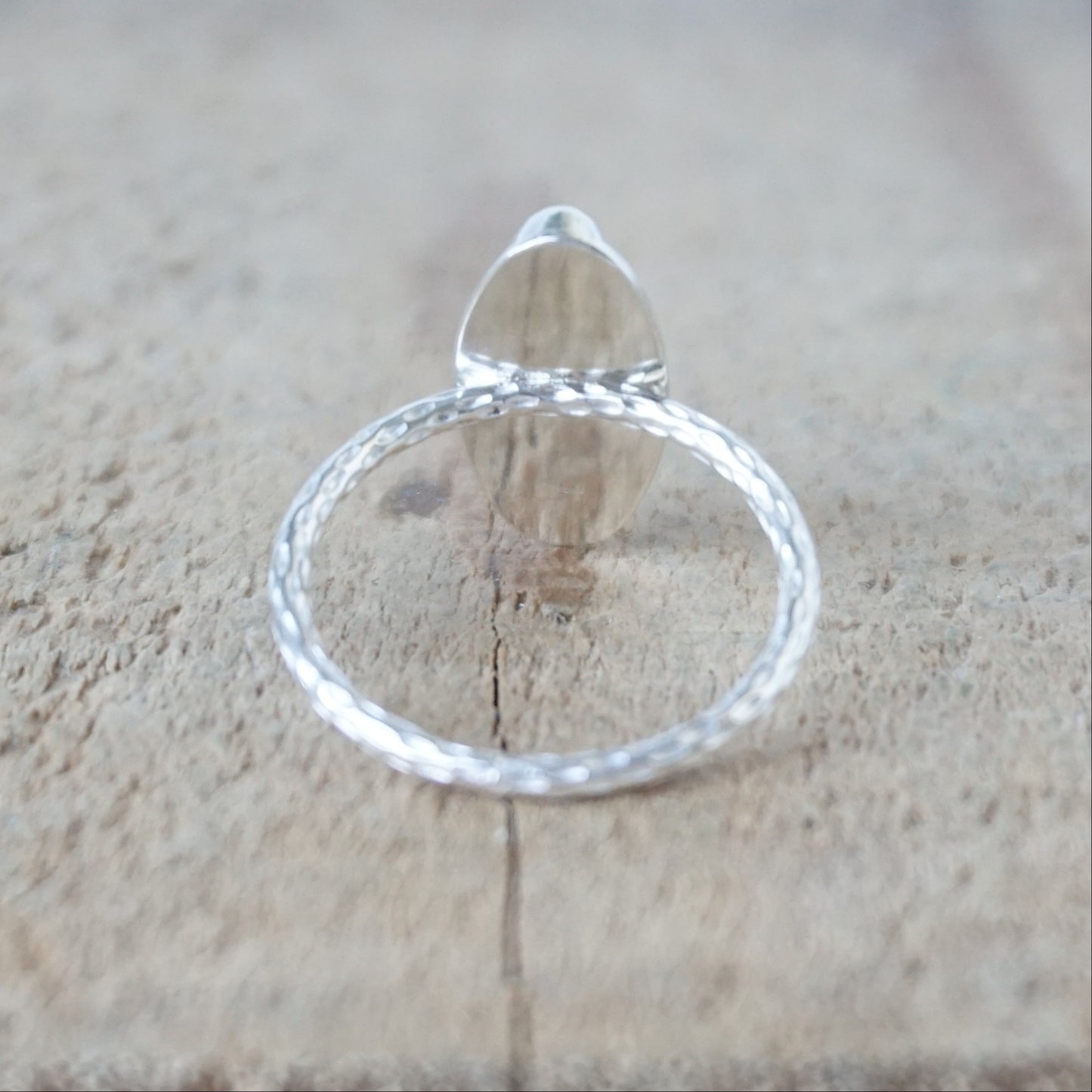 Size 9 Mother of Pearl Stacking Ring