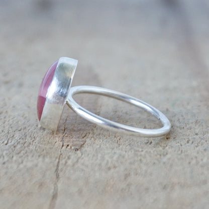 Size 9 Mookalite Jasper Stacking Ring