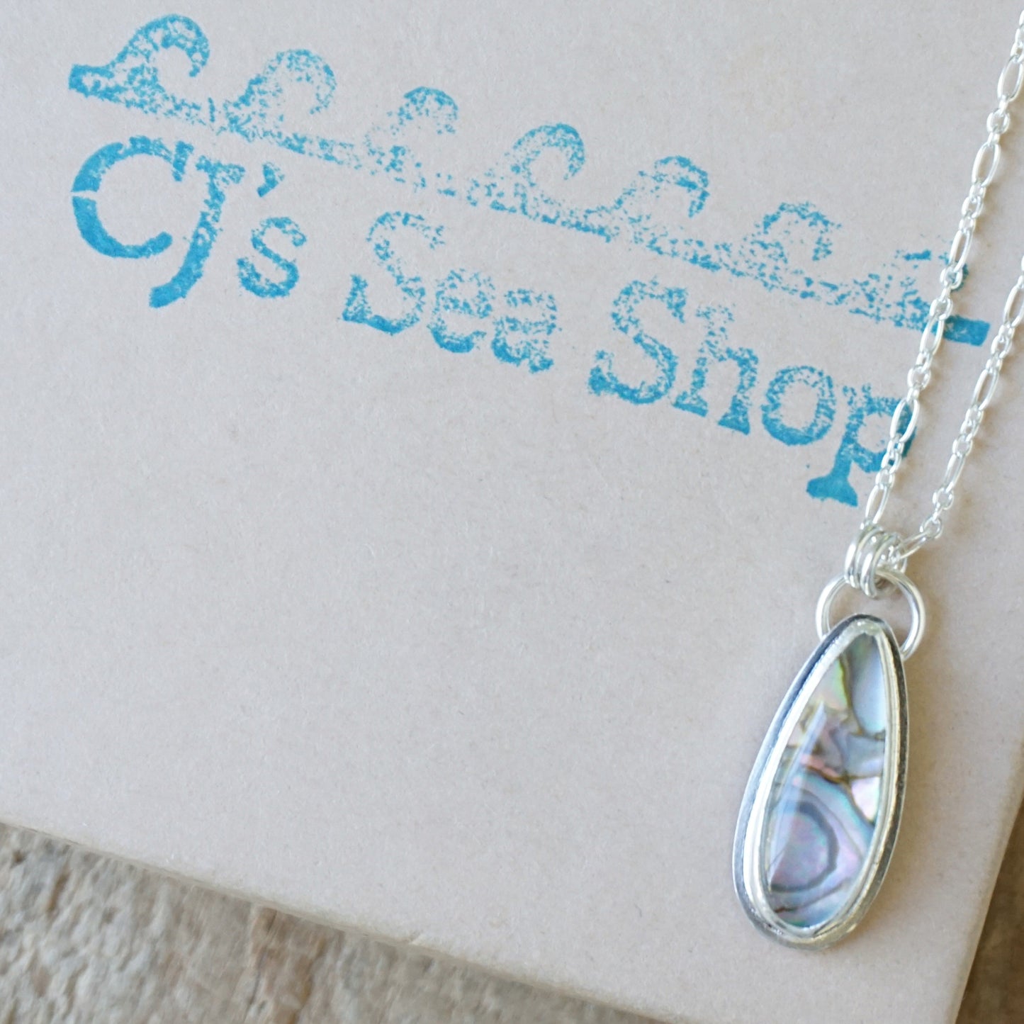 Abalone and Quartz Doublet Pendant