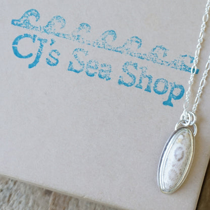 Fossilized Coral Pendant