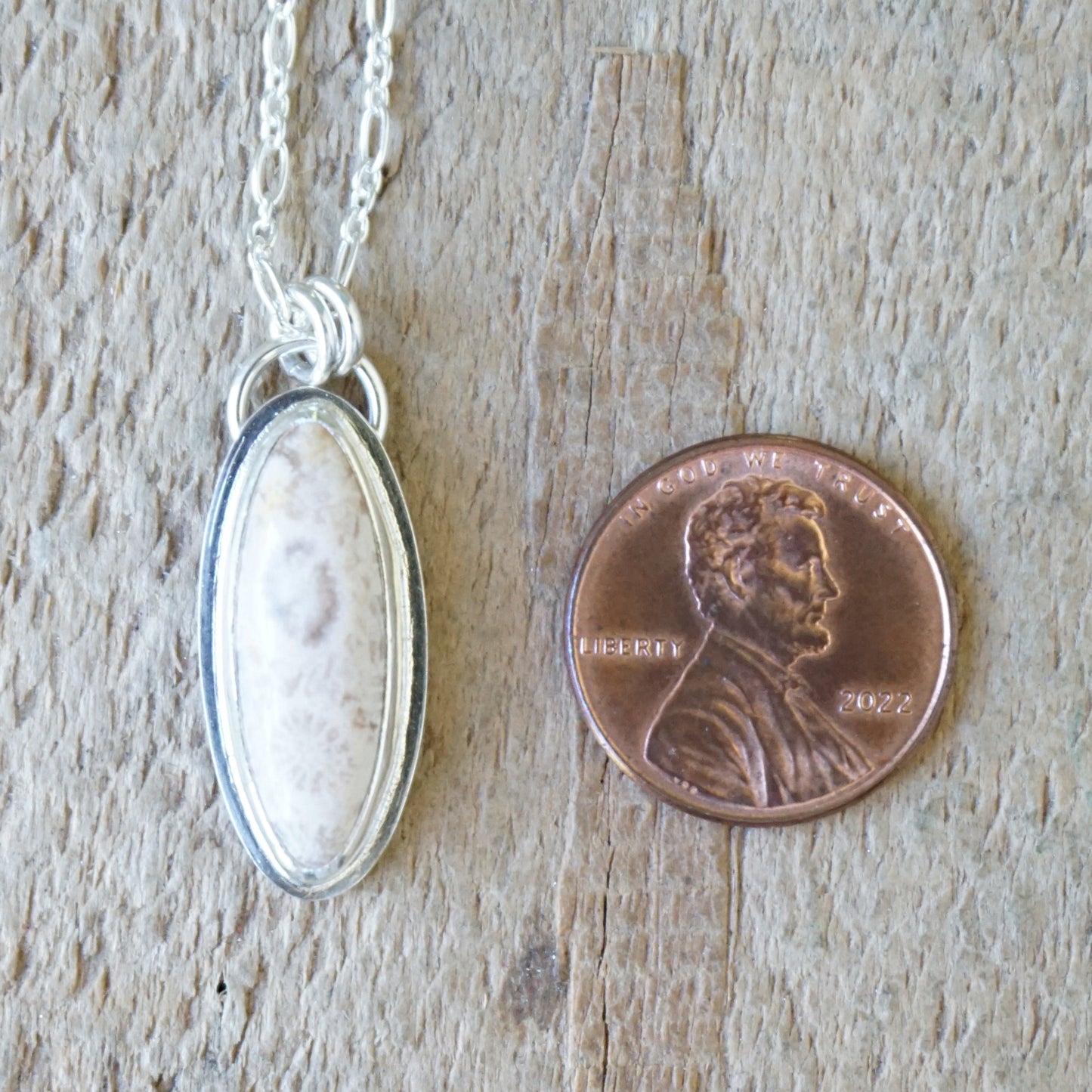 Fossilized Coral Pendant