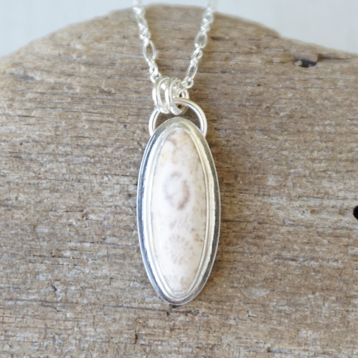 Fossilized Coral Pendant