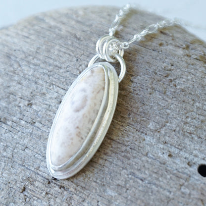 Fossilized Coral Pendant