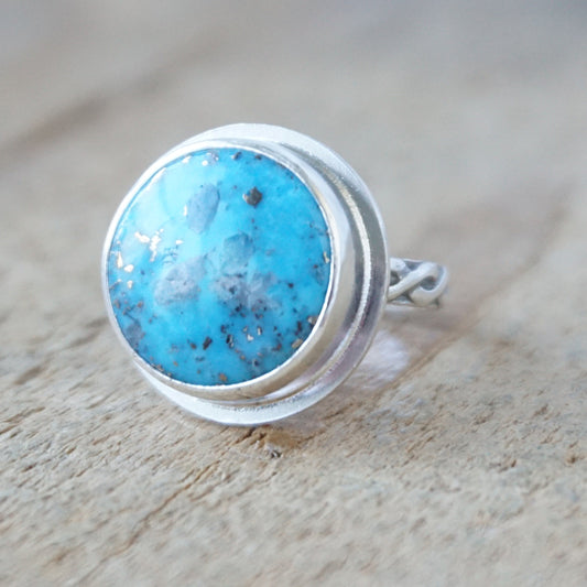 Size 6 1/2 Persian Turquoise Statement Ring
