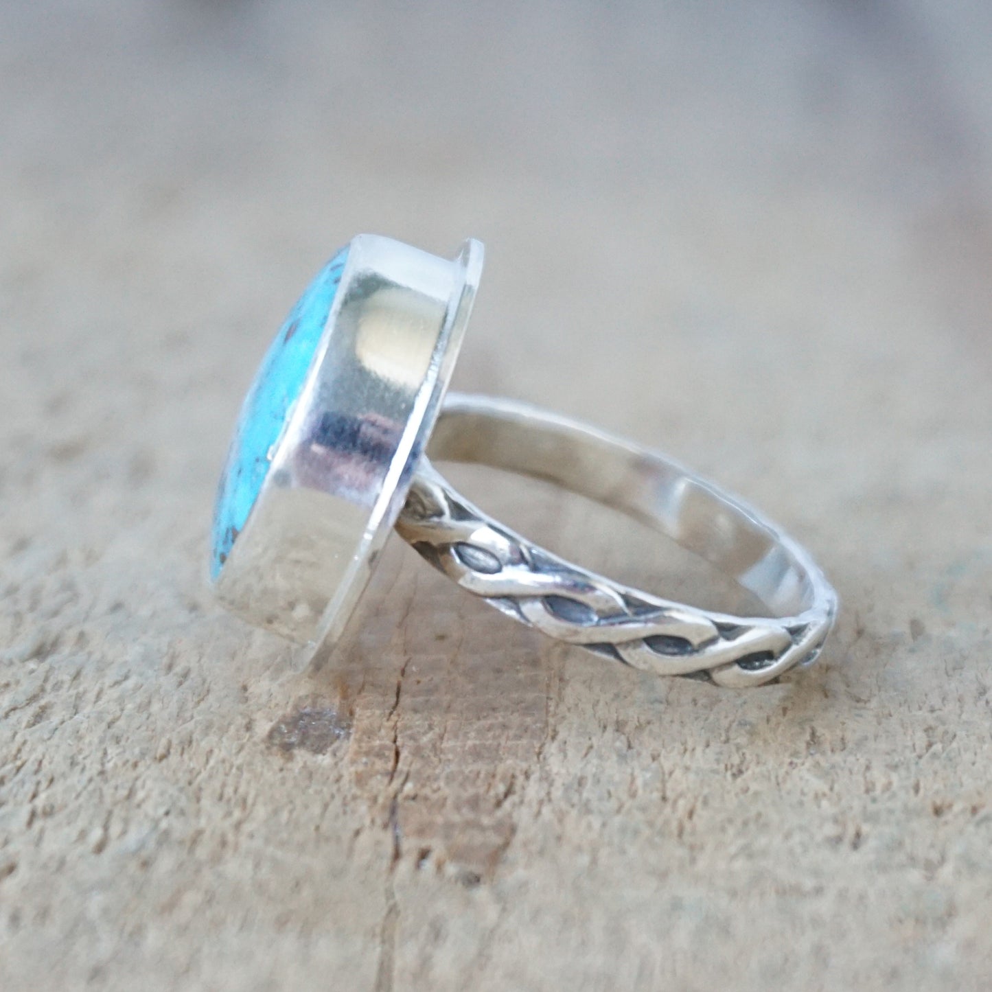 Size 6 1/2 Persian Turquoise Statement Ring