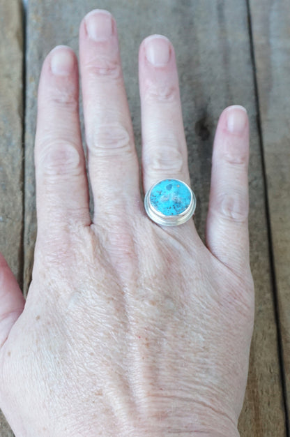 Size 6 1/2 Persian Turquoise Statement Ring