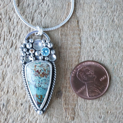 Morning Dew Jasper Statement Pendant